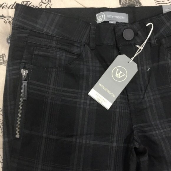 WIT & WISDOM Ab-Solution Side Zip Skinny Pants - Picture 4 of 6